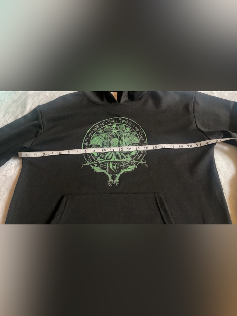 H.P. Lovecraft Cthulhu Graphic Hoodie Medium Black NWOT - Picture 4 of 7